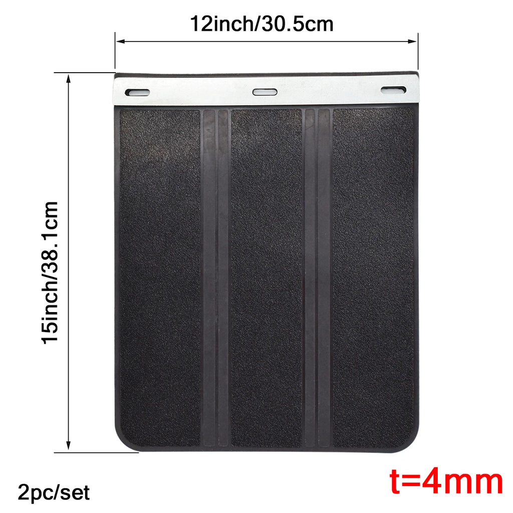 Universal Rubber Mudflaps Pickup SUV Van Truck Mud Flaps Splash Guards Mudguards Dirty Traps For VW AUDI KIA Renault Ford Mazda