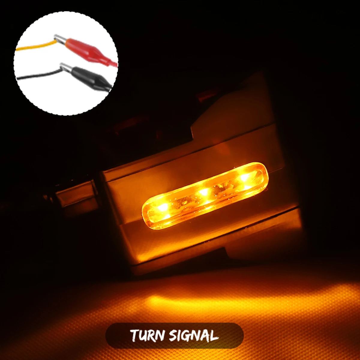 3 inch Red Amber Dual Face LED Pedestal Fender Side Marker Lamp Tail Stop Turn Signal For Peterbilt Kenworth Freightliner 12-24V