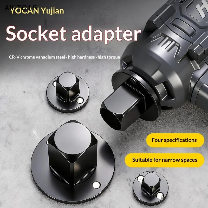 【W11】Impact Socket Adapter Set 3/4 To 1,1/2 To 3/4,3/8 To 1/2,1/4 To 3/8 Drive Ratchet Adapter 4 Pcs Socket Adapter Set