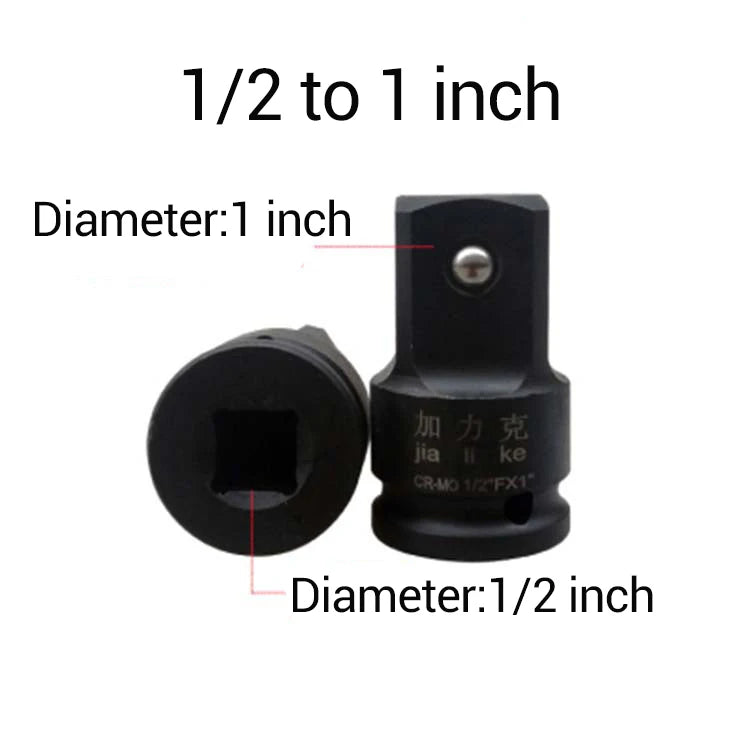 1pc 1/2 3/4 1 inch Drive Socket Air Impact Adapter Converter Reducer Sleeve Wrench Adaptor Joint Converter Repair Tools