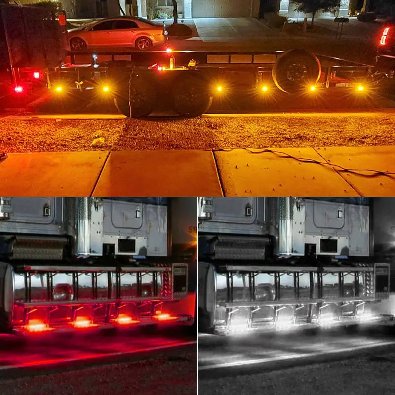 E8 DOT LED Side Marker Indicator Lights for Scania Peterbilt Kenworth IVECO DAF Hino MAN Foton Auman Daimler Heavy Truck 12V 24V