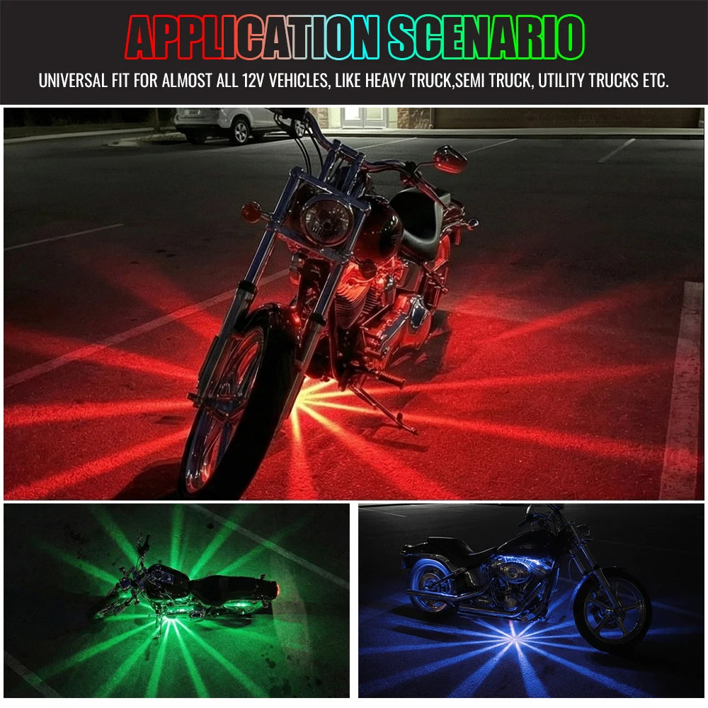 LED Lens Watermelon Lights - Durable Stainless Steel Bezel Turn Signal Markers for Kenworth, for Peterbilt for Trucks