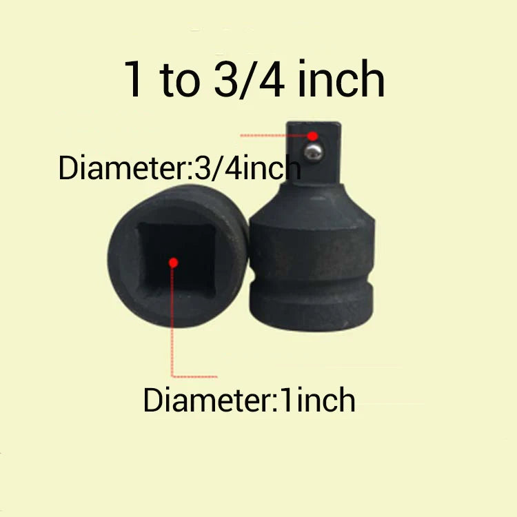 1pc 1/2 3/4 1 inch Drive Socket Air Impact Adapter Converter Reducer Sleeve Wrench Adaptor Joint Converter Repair Tools