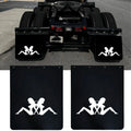 24"x30" Mud Flaps for Semi Truck Tractor Trailer 1/5''Thick Polymer Heavy Duty Anti-Splash Semi Trucks Mud Flaps Mudguards 2PCS