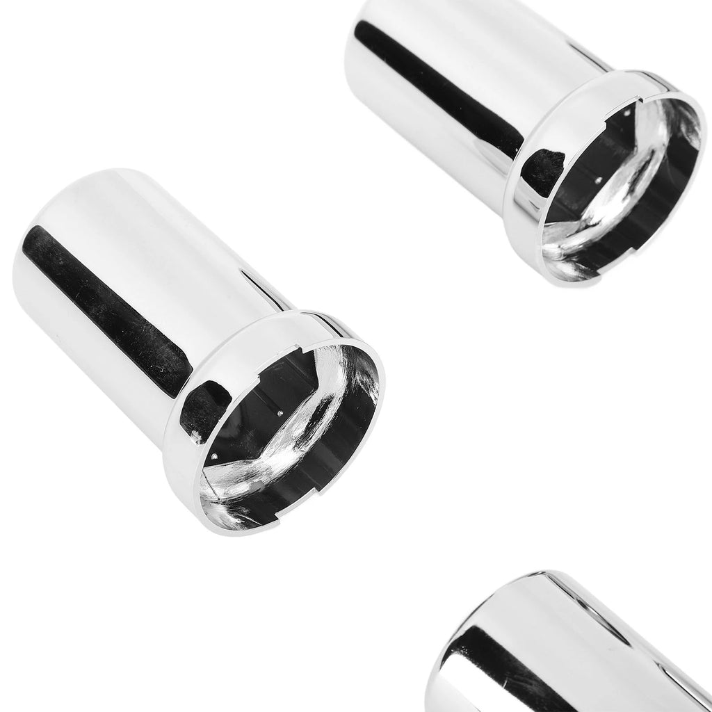 Lug Nut Covers ABS Chrome Corrosion Resistant Anti Rust 33mm Flanged Lug Nut Caps for Trucks Trailers and Vehicles